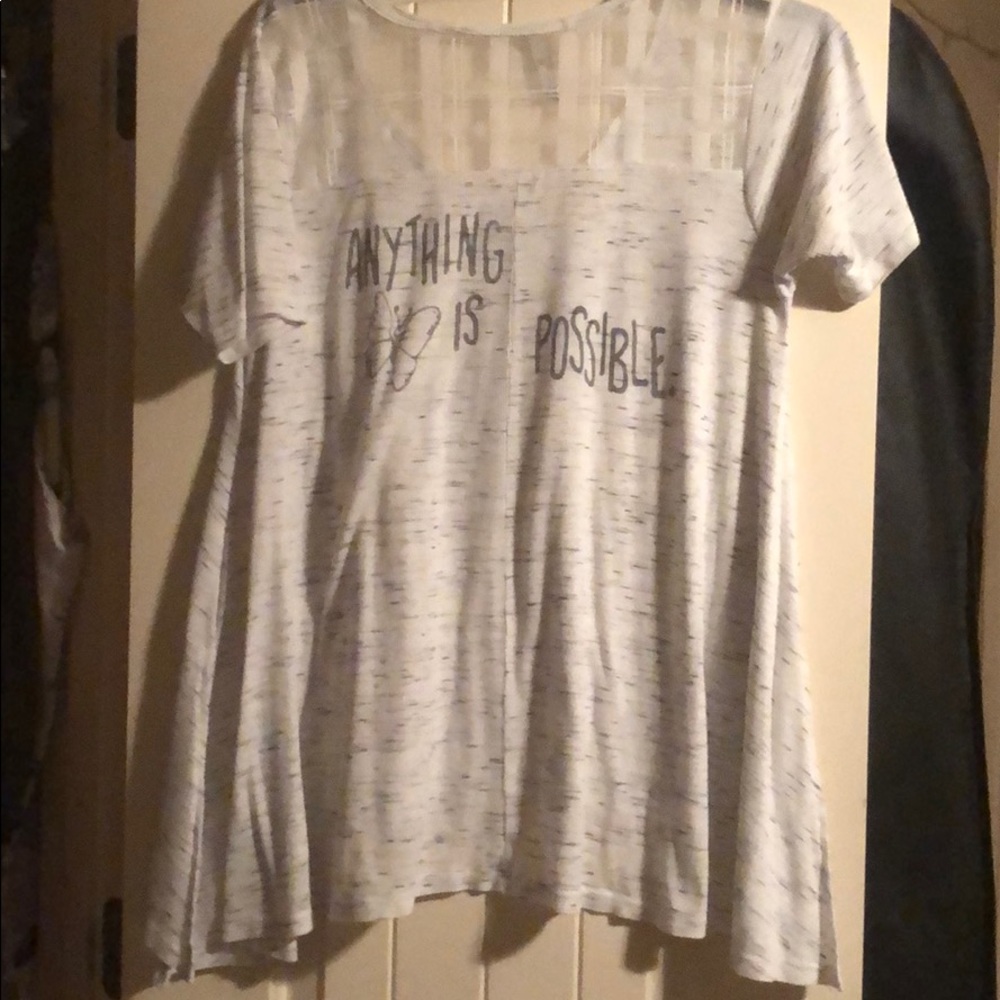 🛑🛑 6 for $18 🛑🛑 “anything is possible” shirt
